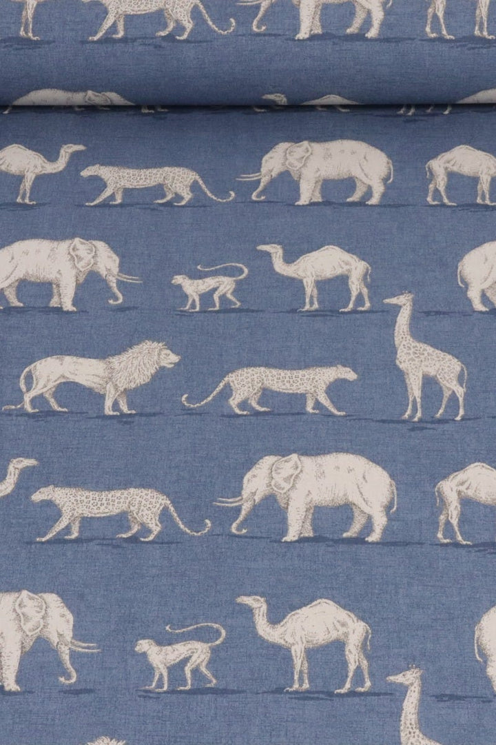 ILIV Prairie Animals Denim Fabric