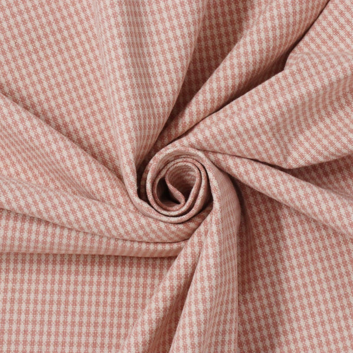 Cottage Mini Gingham Blush Fabric