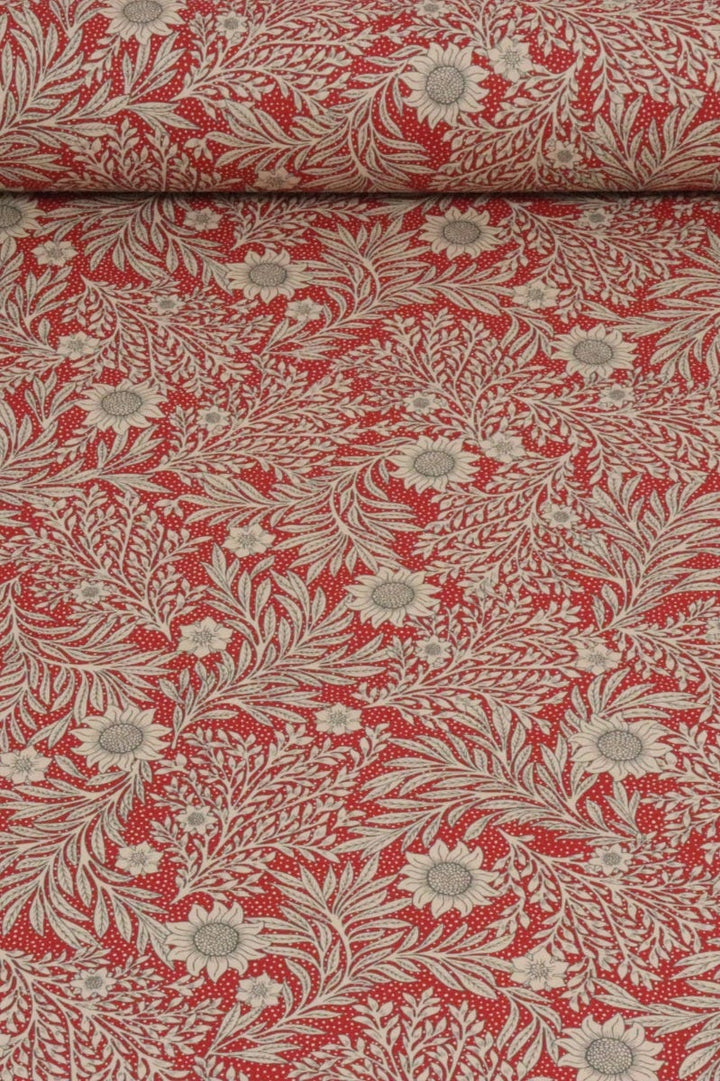 Coleton Floral Paprika Fabric