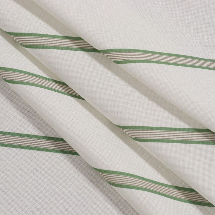 Raleigh Stripe Green Fabric