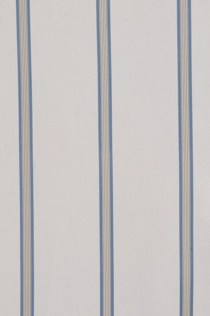 Raleigh Stripe Blue Fabric