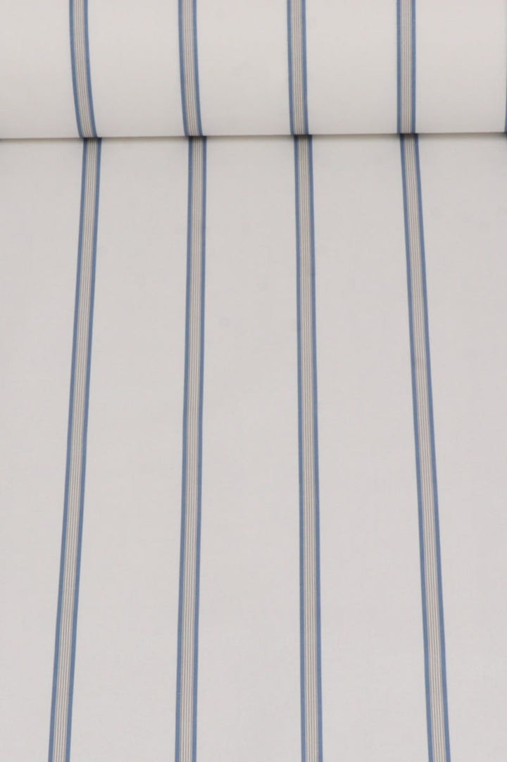 Raleigh Stripe Blue Fabric