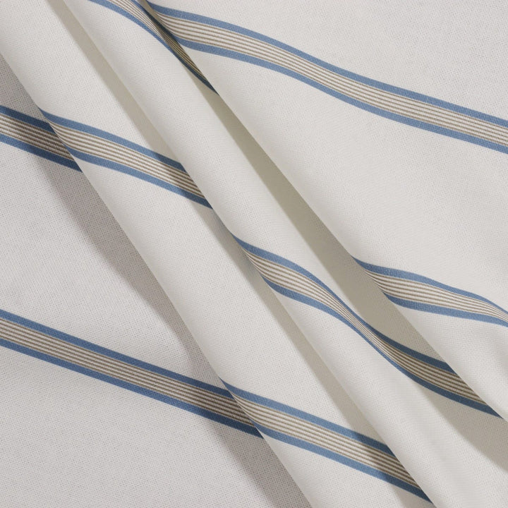 Raleigh Stripe Blue Fabric