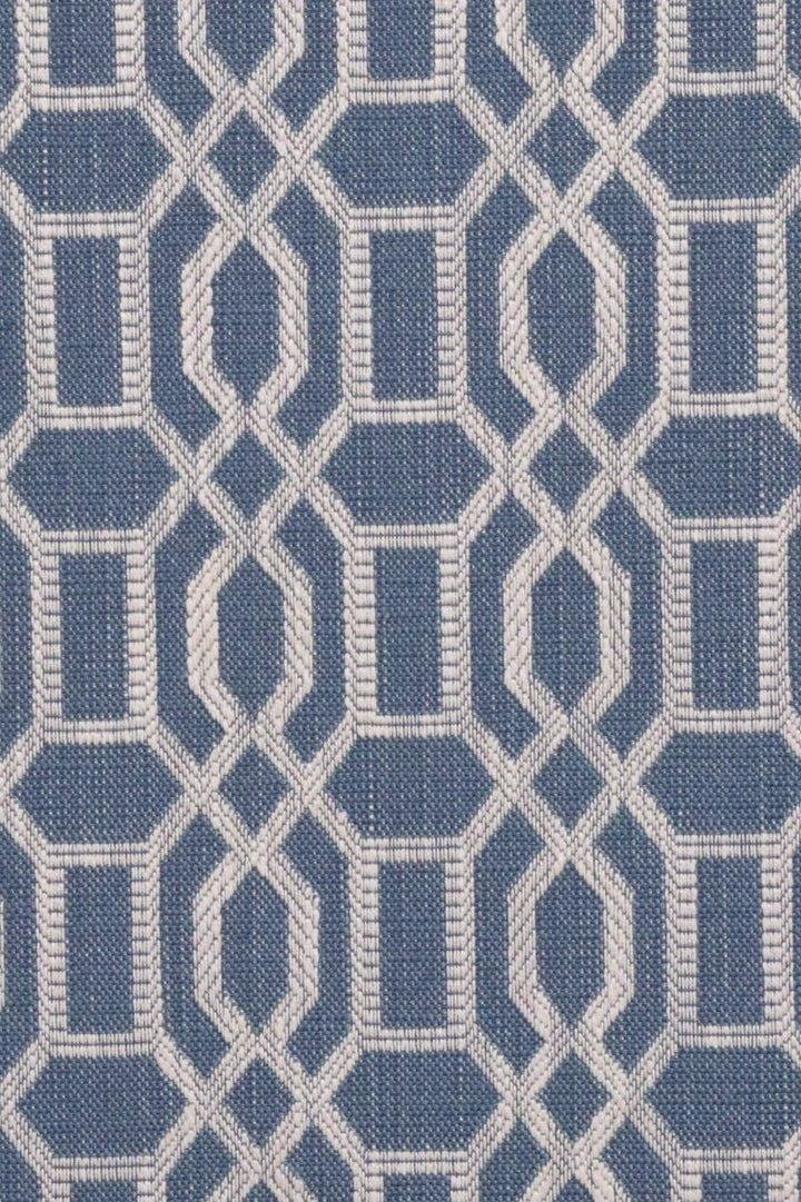 Utopia Trellis Denim Upholstery Fabric