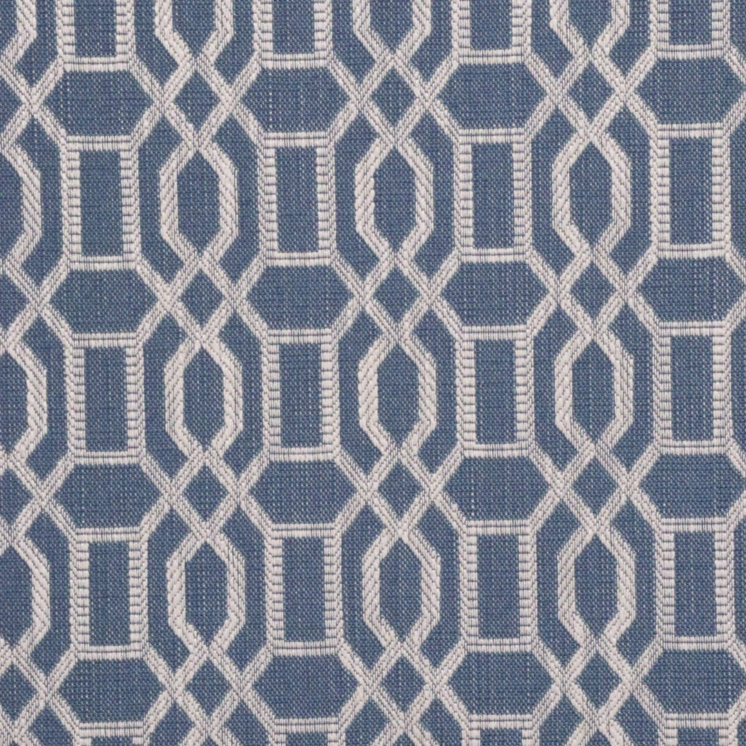 Utopia Trellis Denim Upholstery Fabric