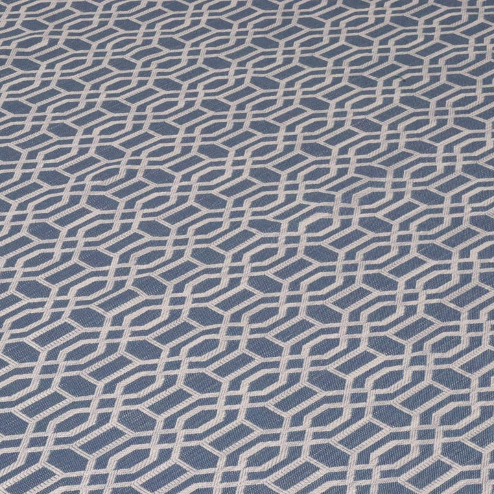 Utopia Trellis Denim Upholstery Fabric