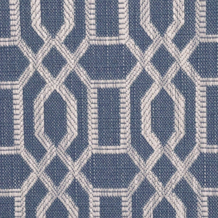 Utopia Trellis Denim Upholstery Fabric