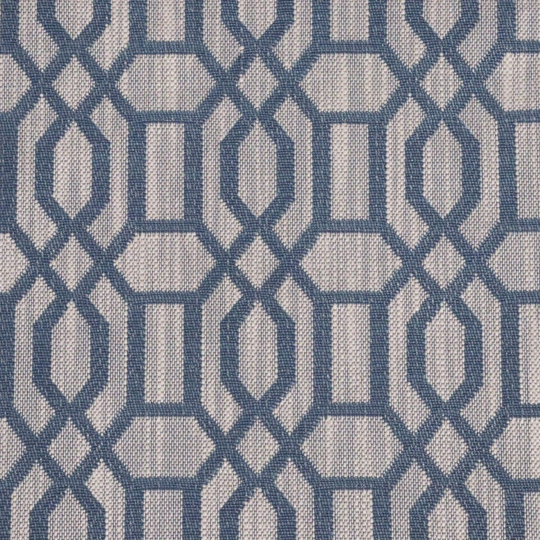 Utopia Trellis Denim Upholstery Fabric