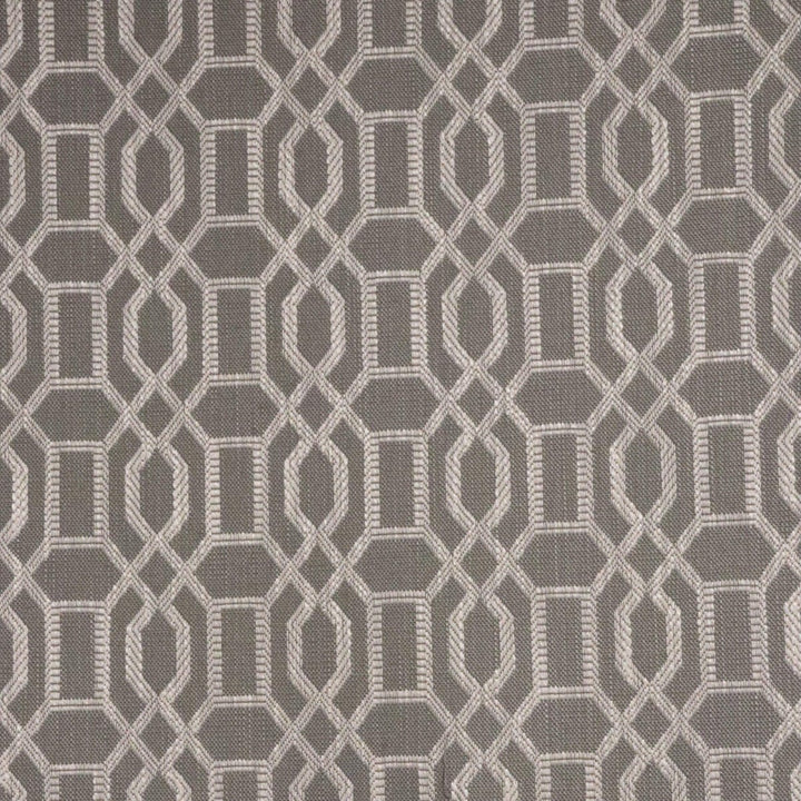 Utopia Trellis Taupe Upholstery Fabric