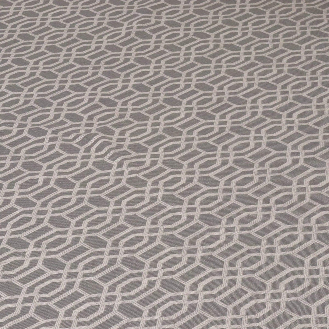 Utopia Trellis Taupe Upholstery Fabric