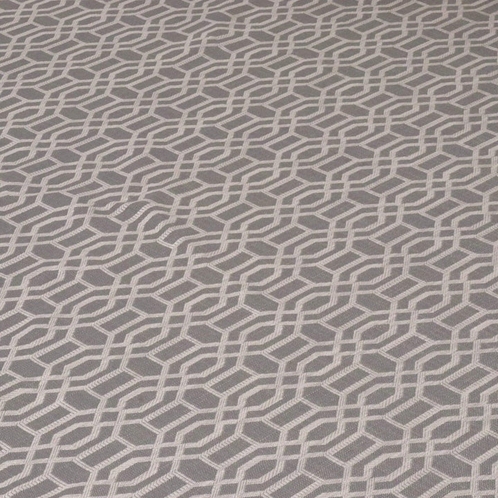 Utopia Trellis Taupe Upholstery Fabric