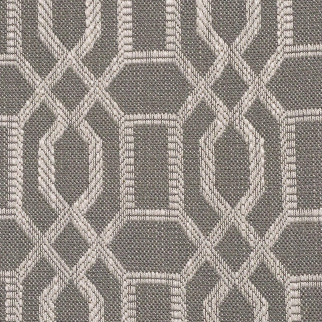 Utopia Trellis Taupe Upholstery Fabric