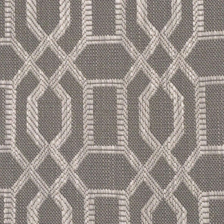 Utopia Trellis Taupe Upholstery Fabric