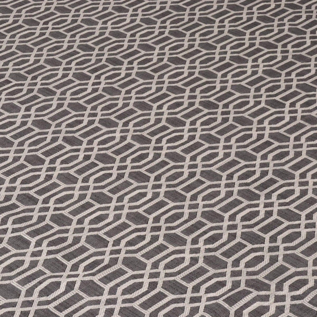 Utopia Trellis Umber Upholstery Fabric