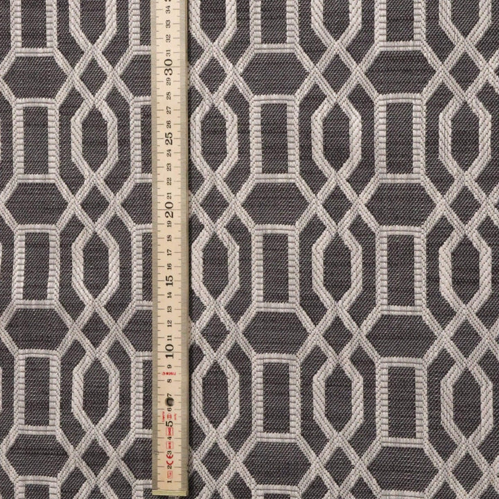 Utopia Trellis Umber Upholstery Fabric