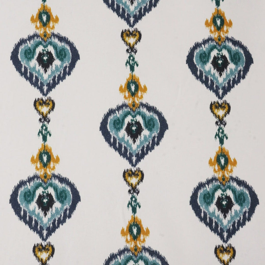 Kasbah Blue / White Fabric