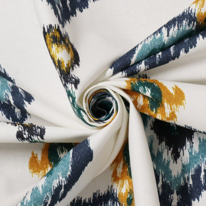 Kasbah Blue / White Fabric