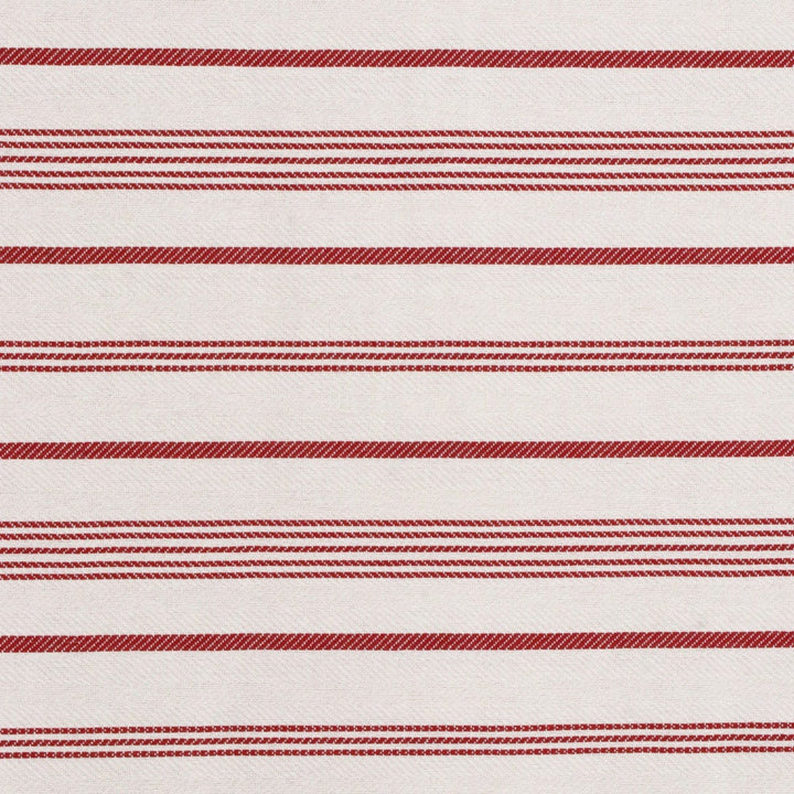 Double Width Milford Stripe Red Fabric