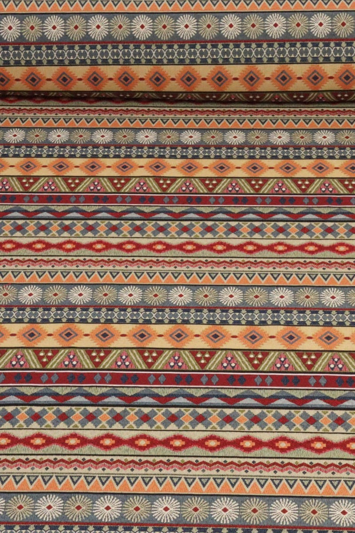 Aztec Stripe Tapestry Rustic Fabric