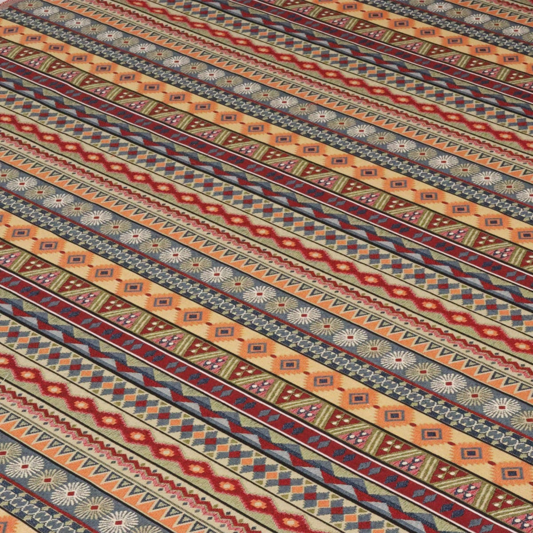 Aztec Stripe Tapestry Rustic Fabric