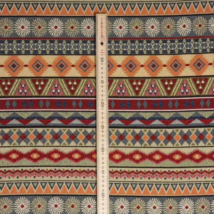 Aztec Stripe Tapestry Rustic Fabric