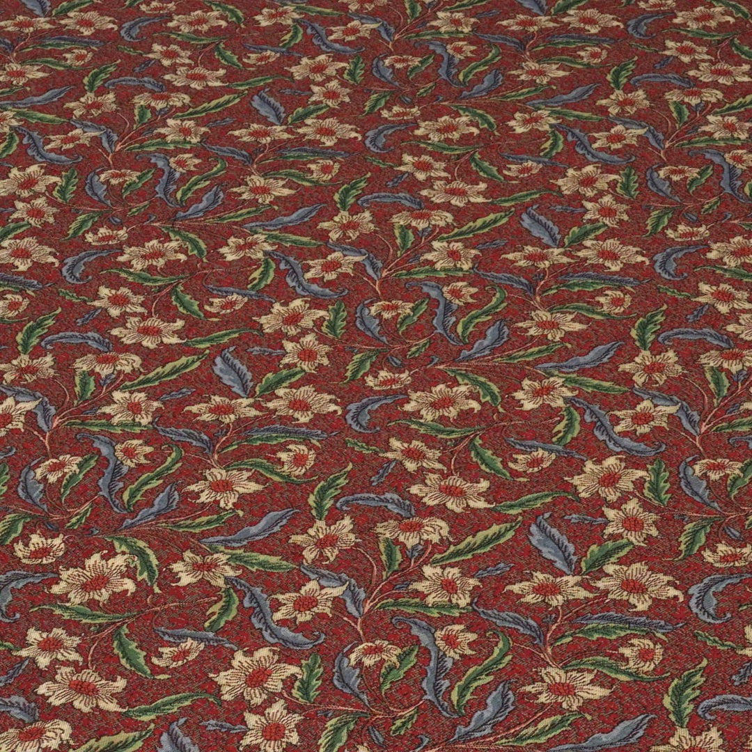 Stoneywell Red / Brown Tapestry Fabric