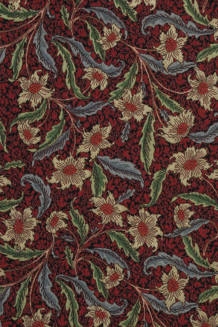 Stoneywell Red / Black Tapestry Fabric