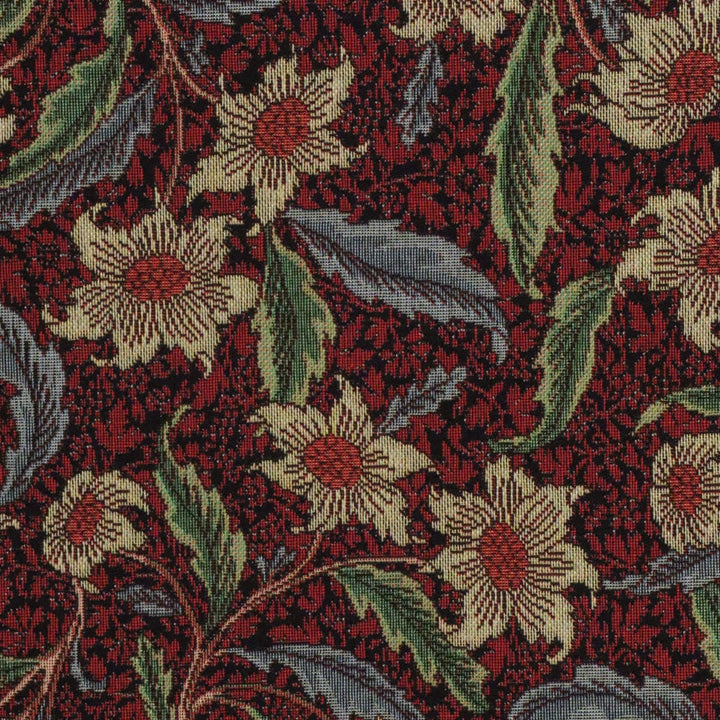 Stoneywell Red / Black Tapestry Fabric