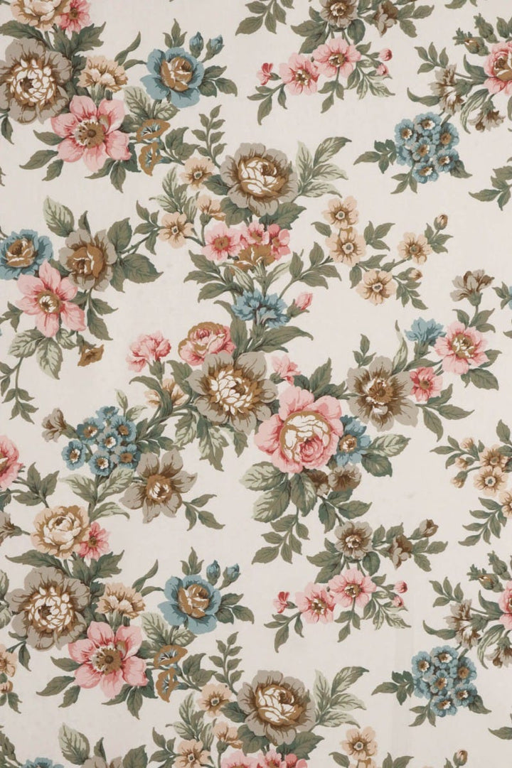 Lottie Vintage Floral Fabric