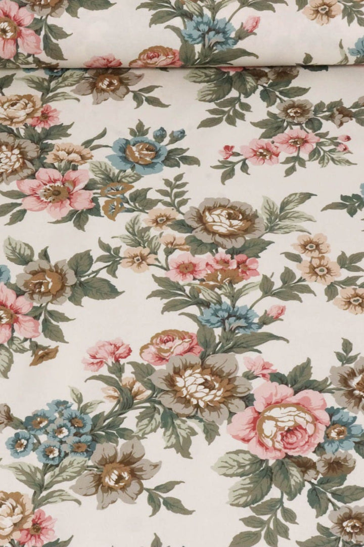 Lottie Vintage Floral Fabric