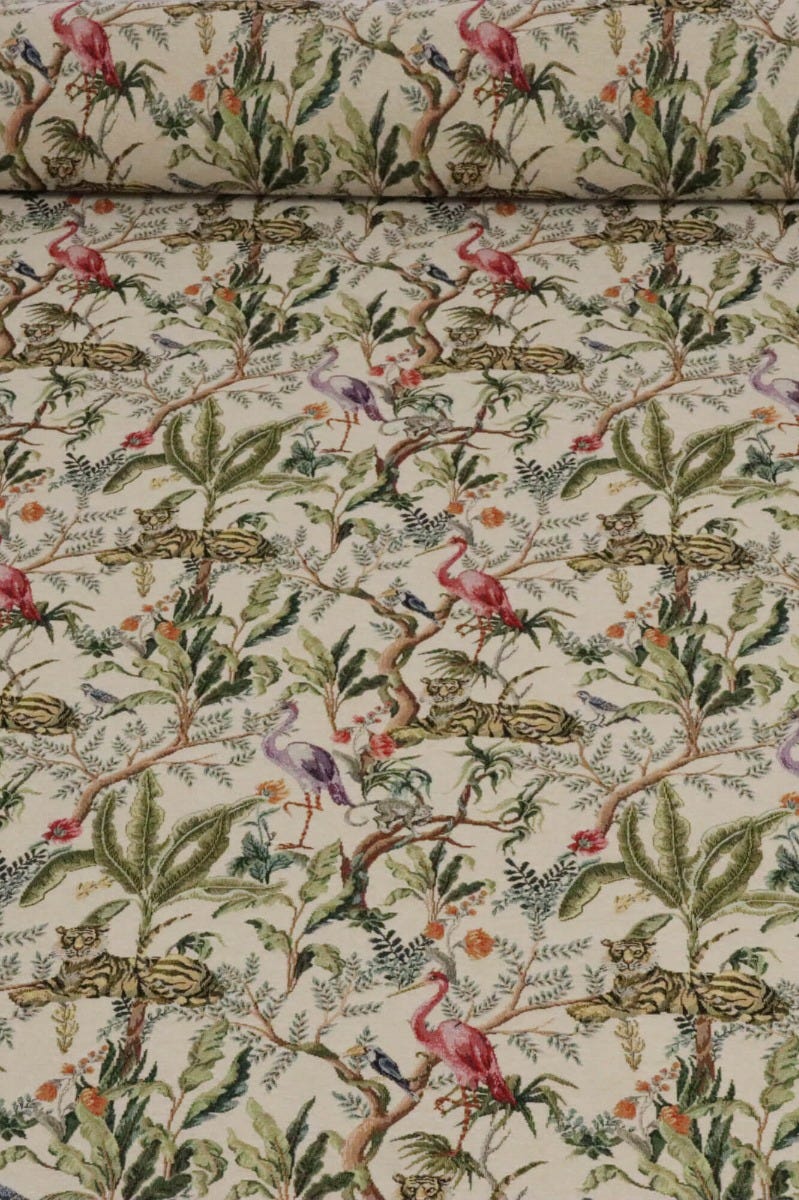 The Congo Cream / Multi Tapestry Fabric