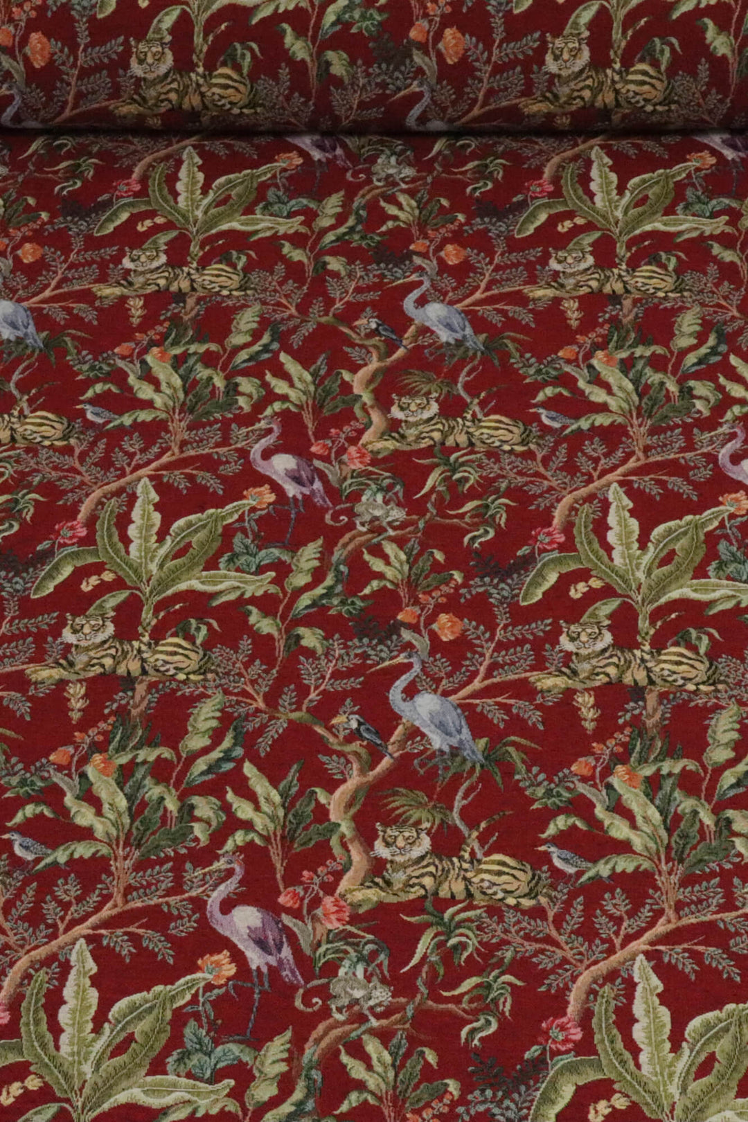 The Congo Red / Multi Tapestry Fabric