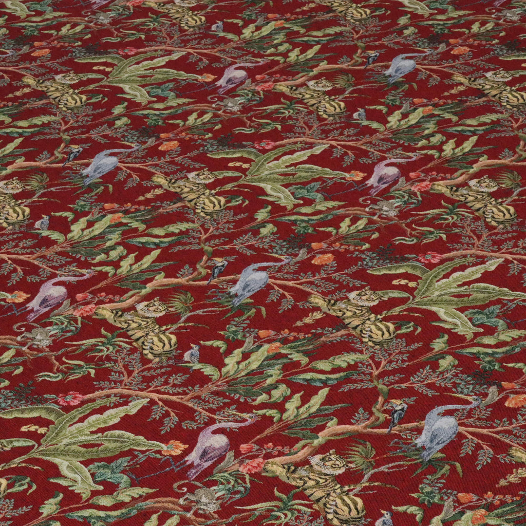 The Congo Red / Multi Tapestry Fabric