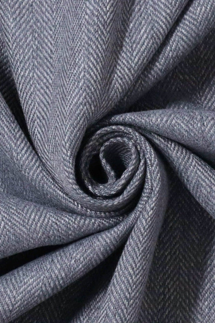 Herringbone Collection Blue Fabric