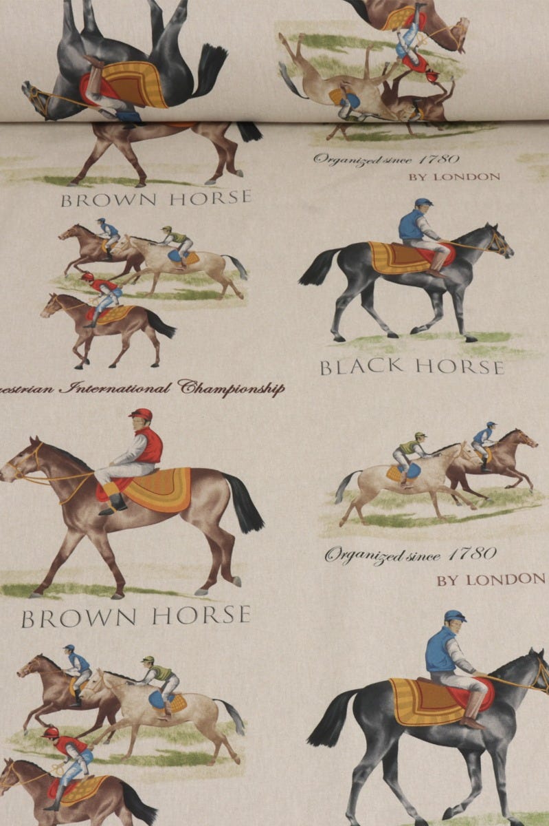 The Jockeys Double Width Fabric