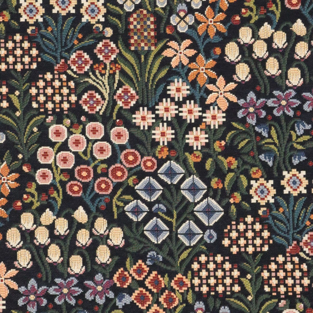 Antique Floral Craft Tapestry Fabric