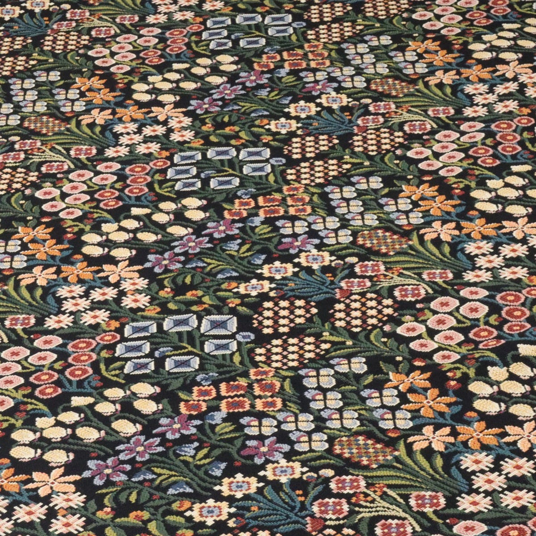 Antique Floral Craft Tapestry Fabric