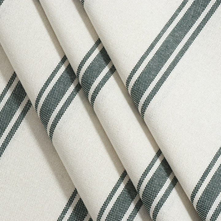 Limoges Stripe Green Double Width Fabric