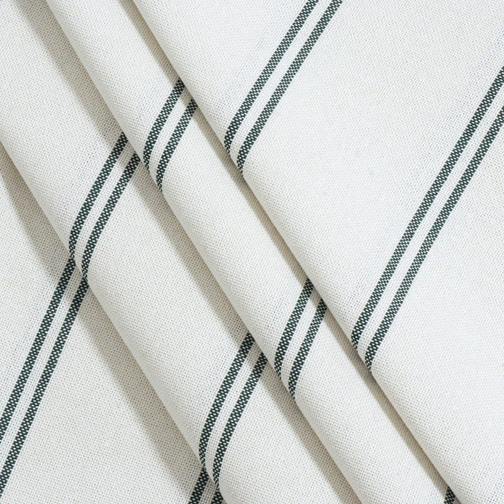 Toulouse Stripe Green Double Width Fabric