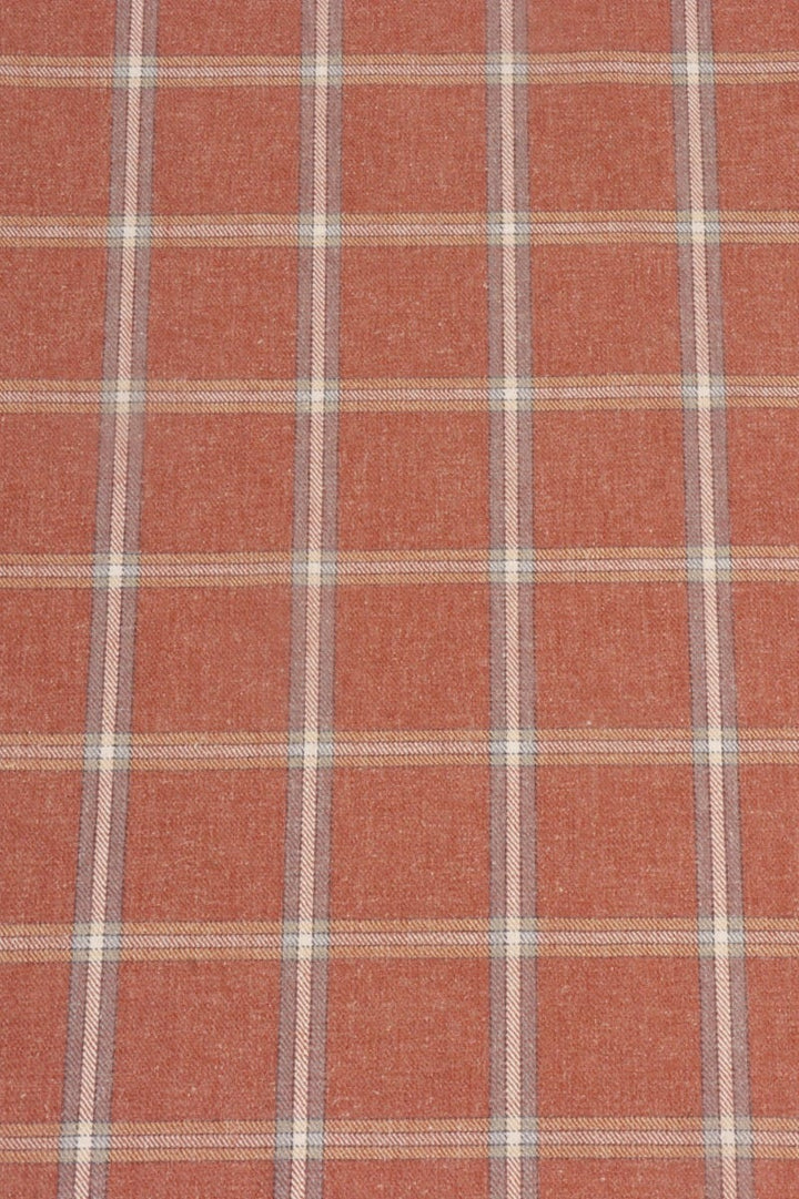 ILIV Windsor Check Henna Fabric