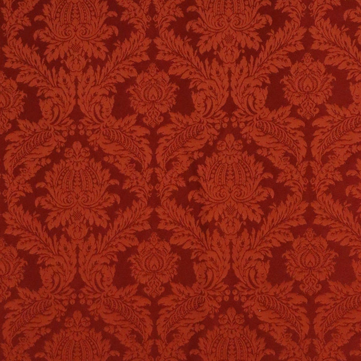 Alderton Luxury Damask Paprika Fabric