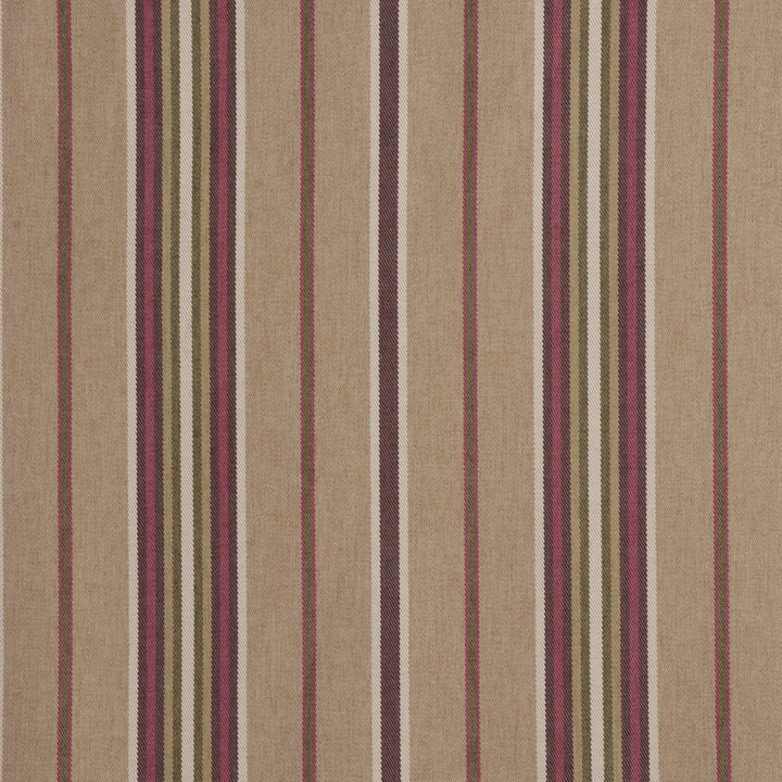 ILIV Haworth Mulberry Wool Effect Stripe Fabric