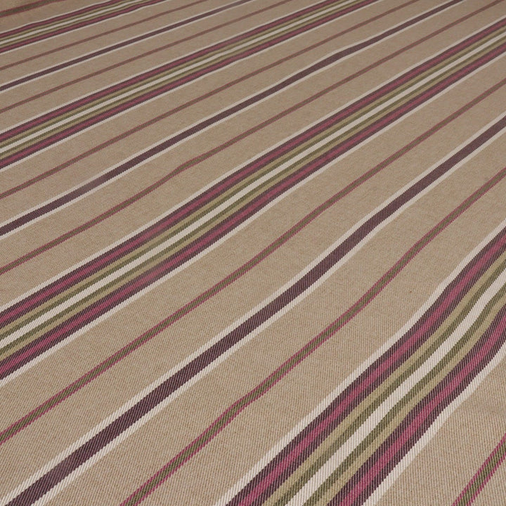 ILIV Haworth Mulberry Wool Effect Stripe Fabric