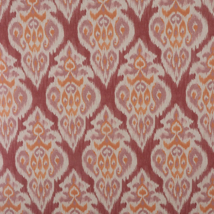 Chess Designs Ankara Ikat Persian Red Fabric