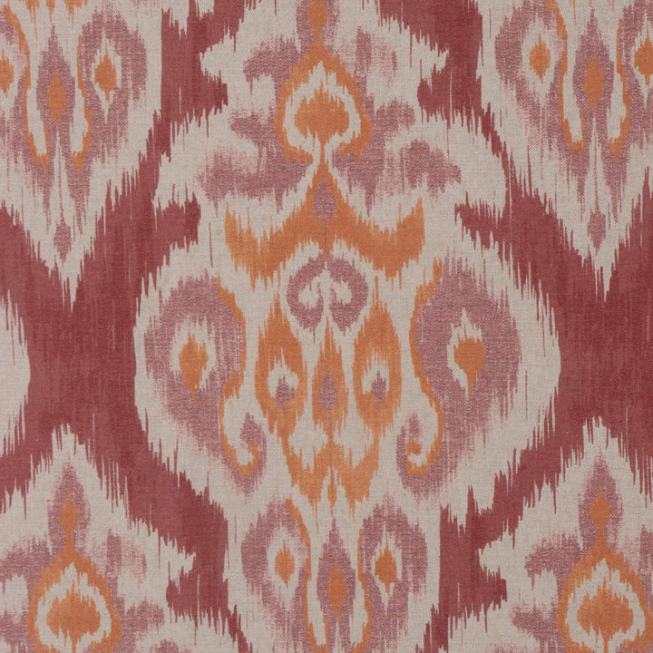 Chess Designs Ankara Ikat Persian Red Fabric