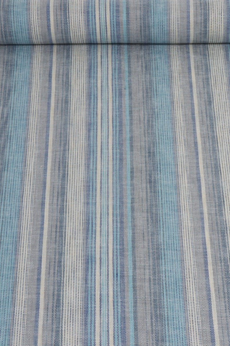 ILIV Maya Stripe Indigo Fabric