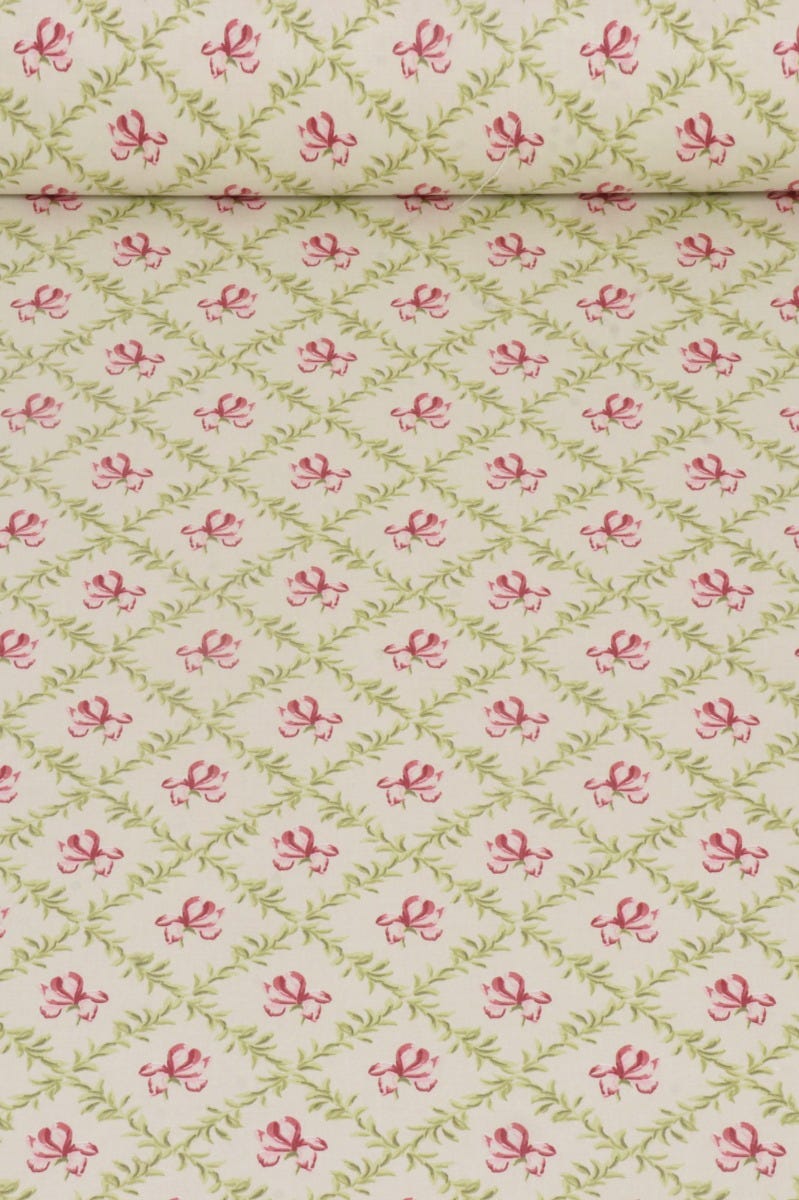 ILIV Trellis Red Fabric