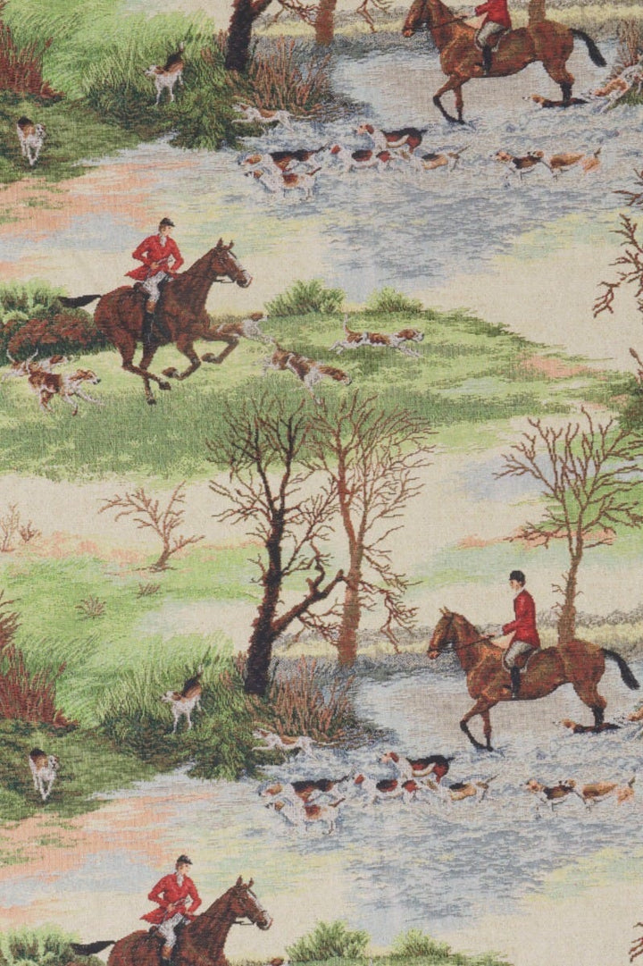 The Hunt Scene 140cm Fabric