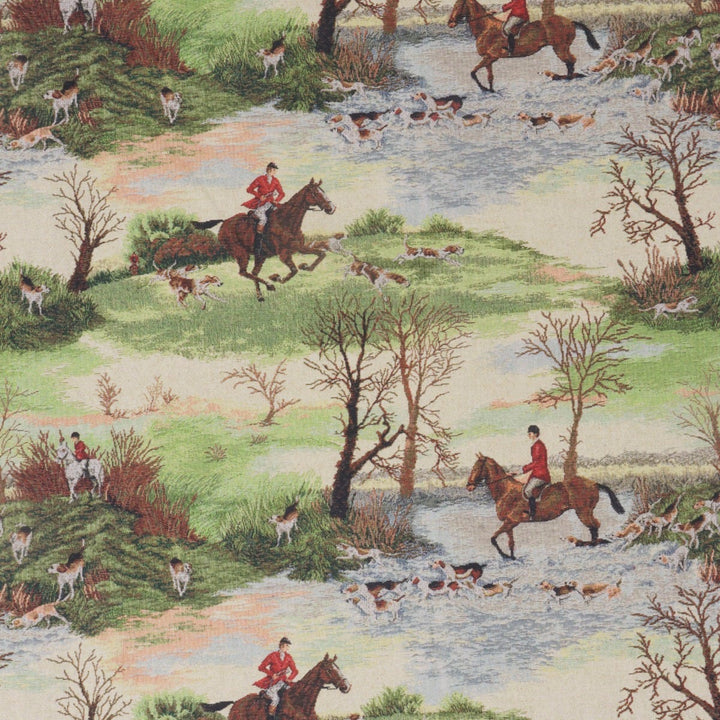 The Hunt Scene 140cm Fabric