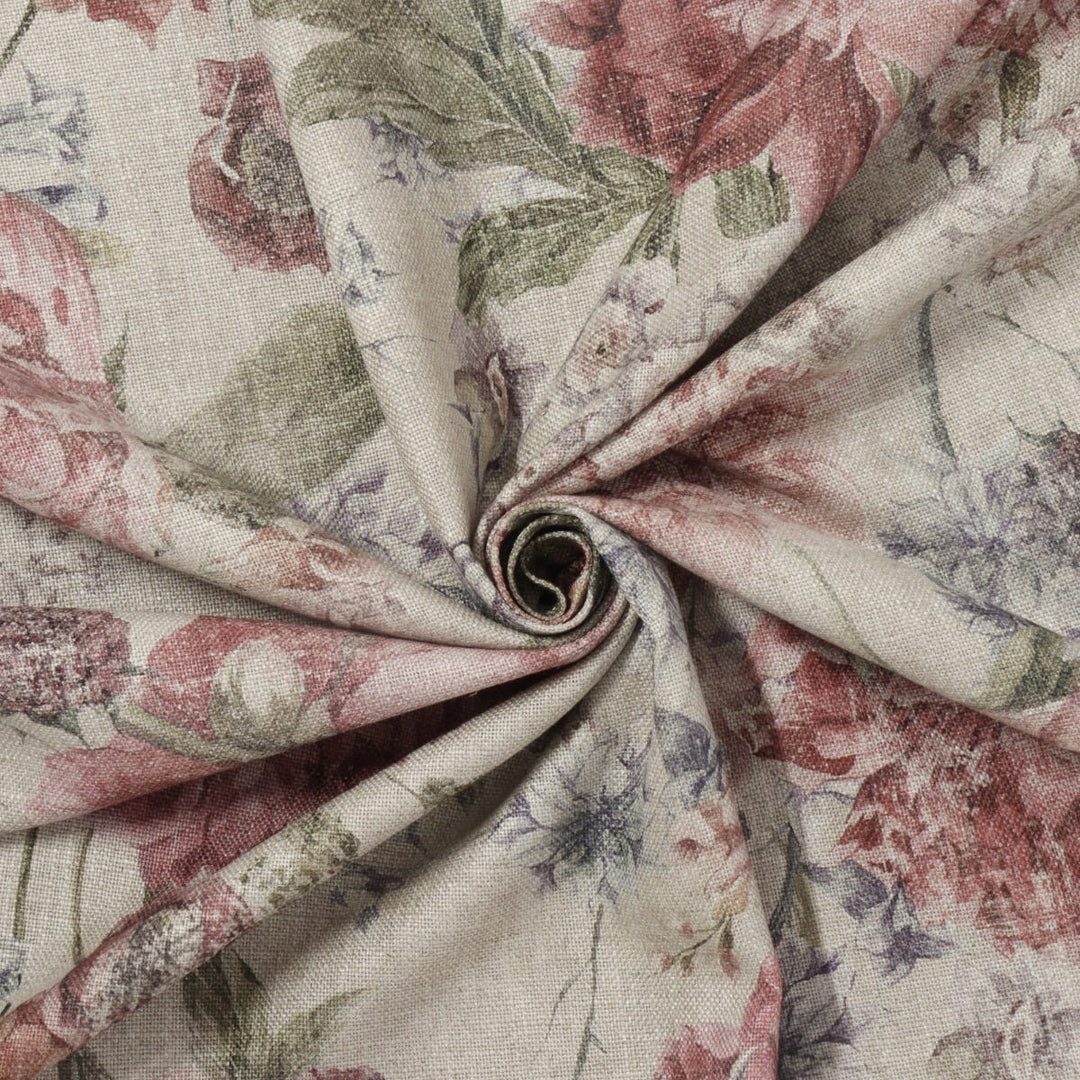 Antique Summer Peonies Fabric